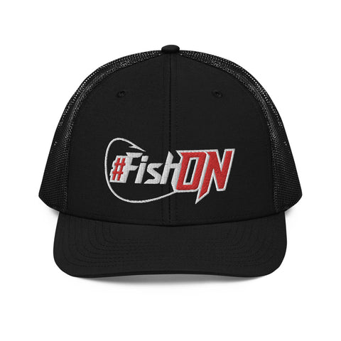 #FishOn Trucker Cap Black