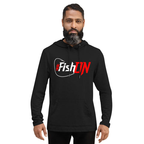 #FishOn Signature Black Lightweight Hoodie